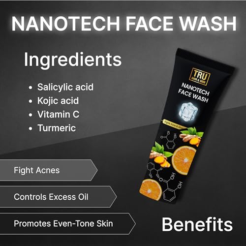 Image of TRU HAIR & SKIN SPF 50 Stylish Cream 50gm + Alpha Glow Instant Brightening Cream 25ml + Nanotechnology Facewash 50ml COMBO