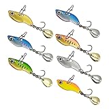 オルルド釣具 ミニスピンテールジグ 7色セット 5g 渓流 バーブレスフック qb100219a03