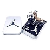 collares jordan ★ El colgante está hecho de acero inoxidable. No se decolora fácilmente, no se oxida fácilmente, es duradero y cómodo de llevar. Diseño elegante y cómodo, en línea con los accesorios temáticos nacionales, toda la rabia.