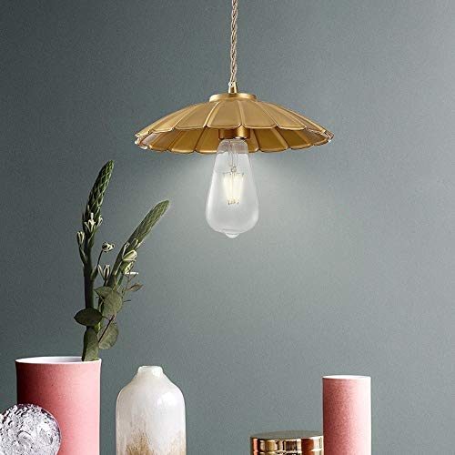 Lustre en Laiton E27 Suspension Idéale pour Éclairage de Comptoir et Bar - 4