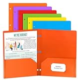 6 Pack Folders with Pockets,...