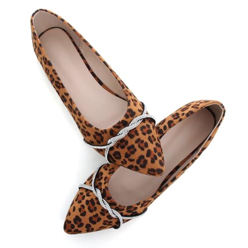 Image of Stunner Womens Flats Fashion Pointed Toe Bowknot Ballet Flats Cute Slip On Dress Flats Comfortable Party Wedding Flats2