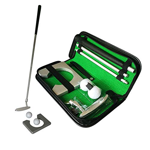 Executive Golf Putter Set - Portable Golf Putter Putting Gift Set Kit - Backyard Golf Putter Set - Golf Putter Putting Trainer, Golf Training Putter for Indoor Outdoor Putter Practice