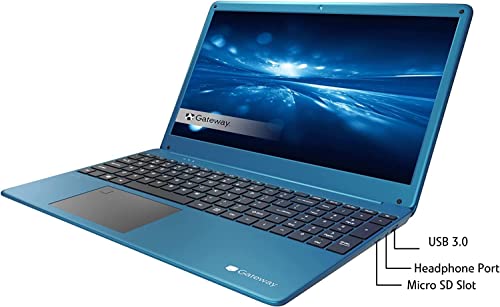 Gateway-156-Ultra-Slim-Notebook-FHD-Intel-Core-i3-1115G4-Dual-Core-8GB-Memory-256GB-SSD-Tuned-by-THX-10MP-Webcam-HDMI-Fingerprint-Scanner-Cortana-Windows-10-Home-Blue Gateway-156-Ultra-Slim-Notebook-FHD-Intel-Core-i3-1115G4-Dual-Core-8GB-Memory-256GB-SSD-Tuned-by-THX-10MP-Webcam-HDMI-Fingerprint-Scanner-Cortana-Windows-10-Home-Blue