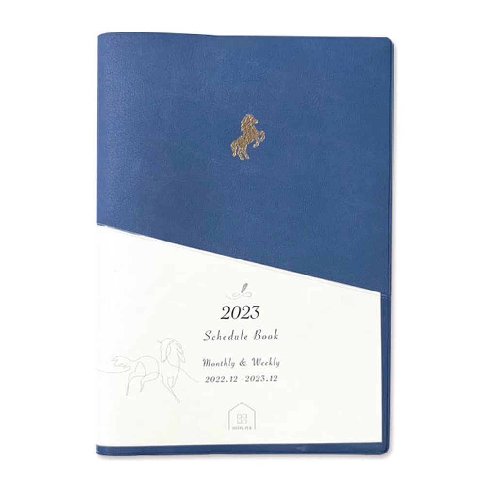 Amazon.co.jp: Closed-Pin Notebook, 2023 B6 Weekly Everyone's