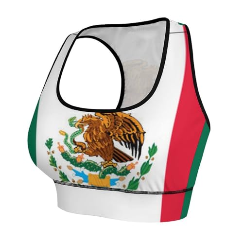 Delerain Flag Women Sports Bra with Pads Yoga Tank Tops Fitness Workout Running Crop Top U Neck4