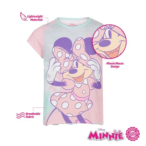 Disney Girls T-Shirts Minnie Mouse 4 Pack Short Sleeve Graphic Tee Toddler/Little Girls3