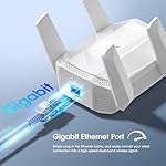 AX3000 WiFi 6 Extender, Dual Band WiFi Extender Signal Booster, Internet Booster with Gigabit Ethernet Port, Covers Up to 12,000sq.ft and 99 Devices, Faster Speed and Easy Setup, White - Image 5