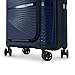 American Tourister Airconic Hardside Expandable Luggage with Spinner Wheels, Navy Blue, Carry-On 20-Inch