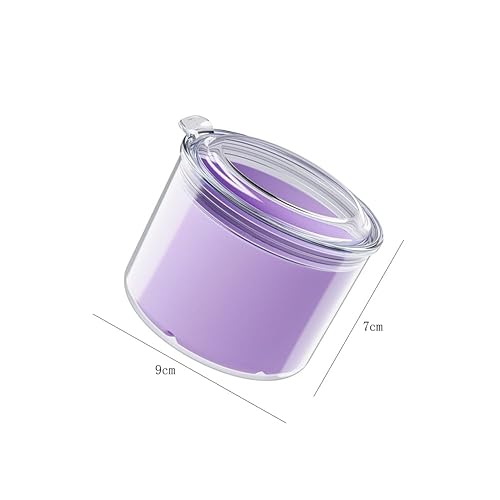 Miniatura 2 de Caja de 1 pieza para prótesis dental, caja de baño de 2 capas, caja redonda para dentaduras postizas, caja de almacenamiento de dientes falsos, taza