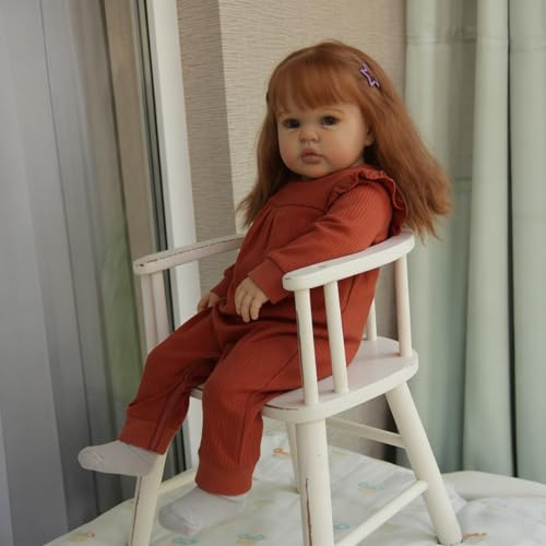 Muñeca Reborn Bebé Realista 24 Pulgadas Cuerpo Suave miniatura 5
