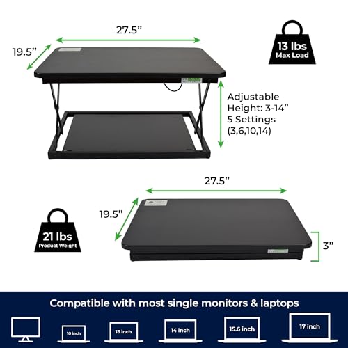 Convertedor Escritorio Ergonómico Ajustable Uncaged Mini miniatura 4