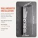 VEVOR Shower Panel Tower System, 5 Shower Modes, Digital Display Shower Panel, Rainfall, 8 Massage Jets, Tub Spout, 3-Setting Handheld Shower Head 59