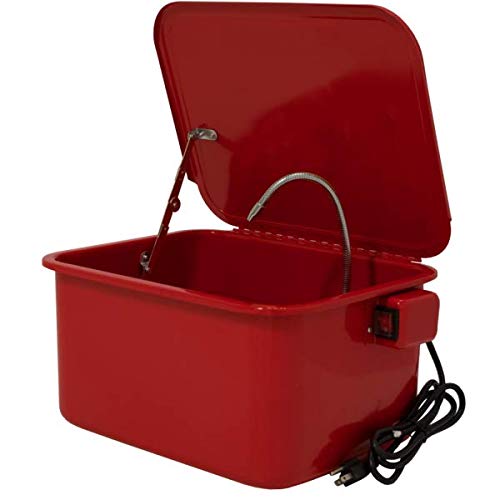 Homak 3-1/2-Gallon Parts Washer, Red, RD00803180
