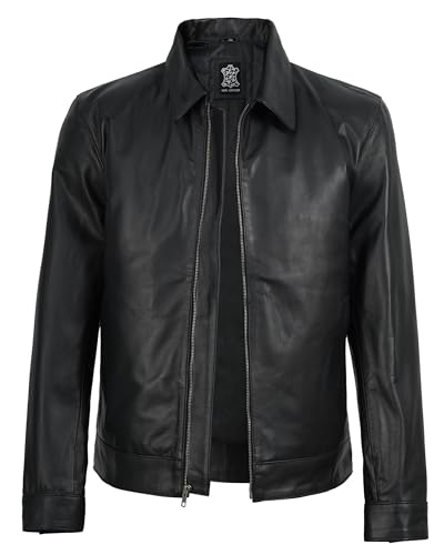 Image of Decrum Leather Jacket Men - Casual Stylish Cowhide Leather Jackets for Men