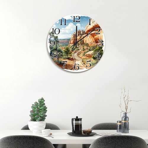Horloge murale moderne design bois noble finitions soignées