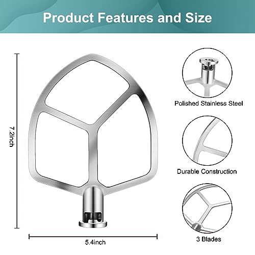 Compare Flat Beater for KitchenAid 56 Quart BowlLift Stand Mixer