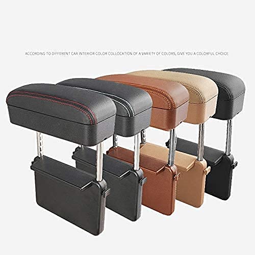 Auto armsteun Auto Armsteun Doos Elleboog Ondersteuning Auto Center Console Arm Rest Auto Seat Gap Organizer Arm Rest Box Verstelbare Universele Auto Armsteun Pad (Color Name : Black line