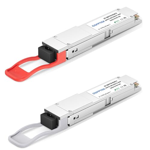 Image of QSFPTEK 100GBASE-BX40 BiDi QSFP28 40km DDM LC SMF Transceiver Compatible for Cisco QSFP28-100G-BX40-D(1304.58nm-TX /1309.14nm-RX) / QSFP28-100G-BX40-U(1309.14nm-TX /1304.58nm-RX)