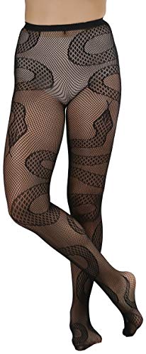Image of ToBeInStyle Women's Sexy Vibrant Fine Classic Fishnet Full Footed Pantyhose