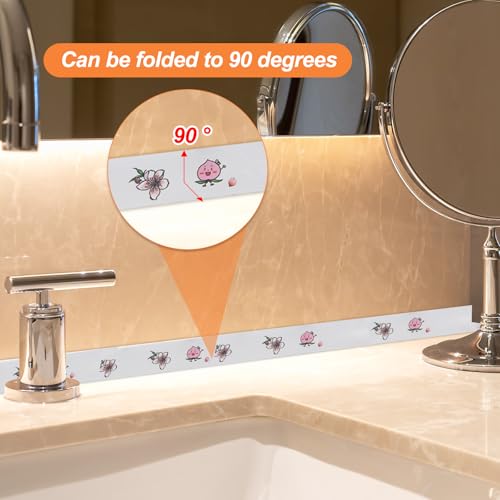 Image of PATIKIL Caulk Tape Waterproof Self Adhesive, PVC Toilet Caulking Sealant Strip Bathtub Caulk Sealing Strip Tape for Bathroom Kitchen Countertop, Summer (1.5 Inch x 16.4 Ft)