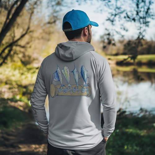 Image of Palmyth Fishing Shirts for Men Long Sleeve UPF 50+ Sun Protection Hoodie