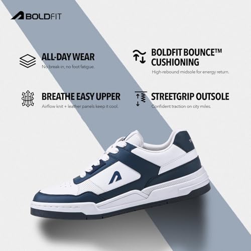 Image of Boldfit Sneakers for Man Lightweight Shoes for Men Comfortable Sneakers for Men Air Mesh Casual Shoes Mens Soft Cushion Insole Lace Up Casual Boys Shoe Sneaker DripBloc