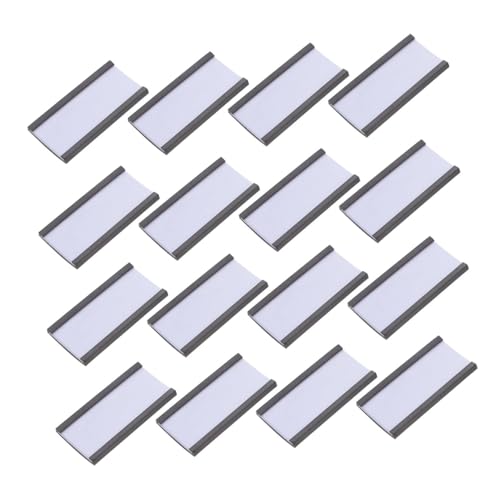Porte-cartes de prix magnétique à clipser en lot de 50 pièces pour étiquette de rayon