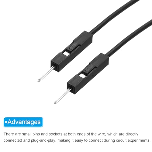Cables de cinta para tablero de pruebas macho-macho de 1 pin, 100 unidades 3
