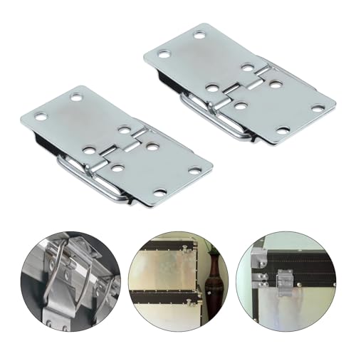 Charnières de support pour valises à 8 trous décoratifs au design durable - 4