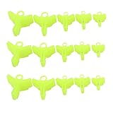 UUYYEO 100 Pcs Fishing Treble Hook Covers Fishing Hook Bonnets Fishing Safety Cap Protector Fishing Hook Safety Cover