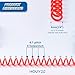 HOUYEE 100 Pack Plastic Spiral Binding Coils,6mm(1/4 