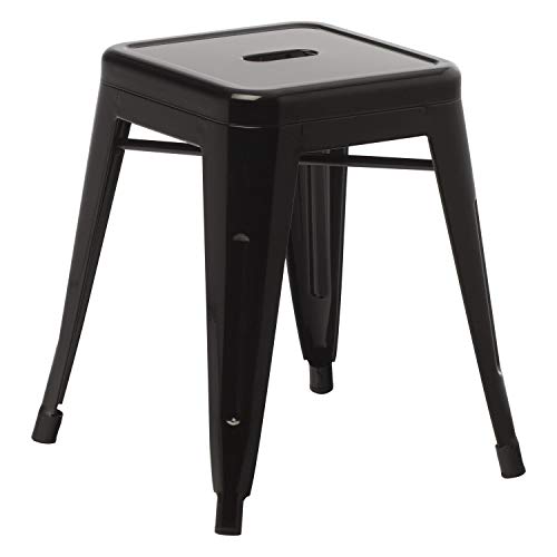 SKLUM Taburete LIX Acero Negro - (Elige Color)