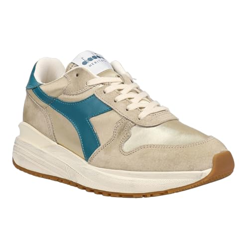 Diadora Womens Venus Satin Lace Up Sneakers Shoes Casual - Beige2