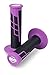 ProTaper Neon Purple/Black Clamp-On Half-Waffle Grips Pair for Most 2-Stroke and 4-Stroke Motocross Models 021659