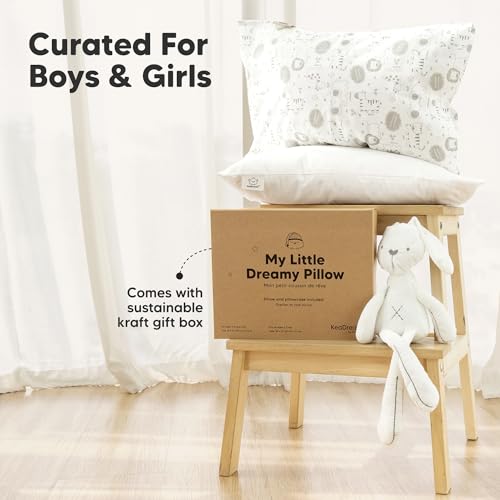 Toddler Pillow with Pillowcase, 13x18 My Little Dreamy Pillow (Wild Picnic) by KeaBabies - Used condition - Image 9