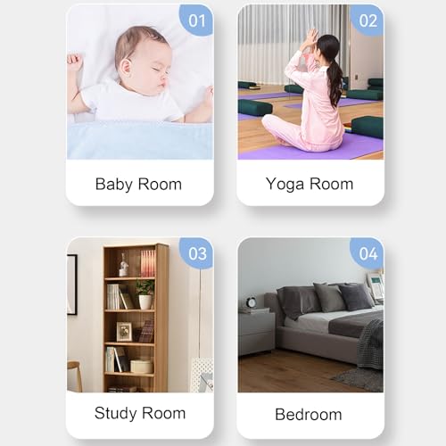 Mini Reiniger Kehrroboter mit Akku Roboter Automatischer Saugroboter Ultra Slim Leise Reinigt Hartböden bis Mittelflor Teppiche Integraler Speicher Mehrere Reinigungsmodi Rosa – Bild 6