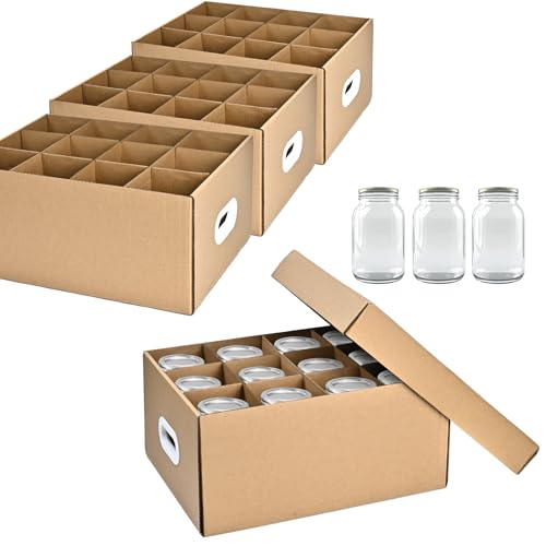 Mason Jar Storage Organizer 3‑Piece Set with Handles