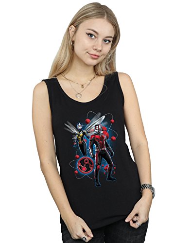 Marvel Women's Ant-Man and The Wasp Particle Pose Vest Black Medium