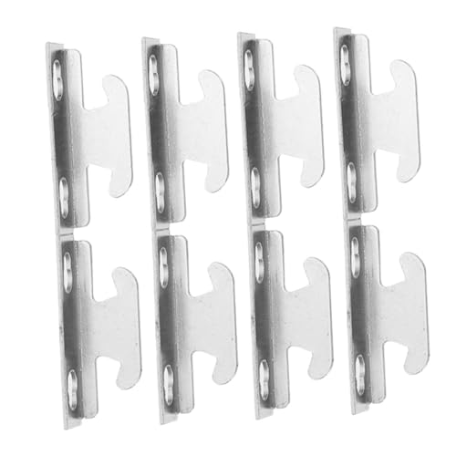 PRETYZOOM 1Set Curtain Rod Mount Brackets Metal Curtain Bracket Holder with Versatile Bent Design for Wall Mounting Various Window Treatments
