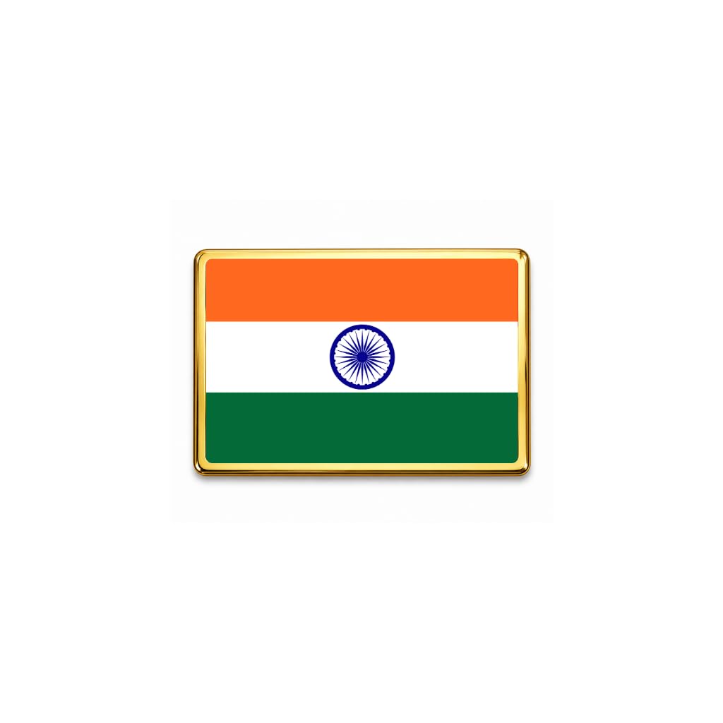 Trume Indian Flag Metal Badge, Magnetic Lapel Pin, Tricolor, 40x28mm, for Uniform, Office Wear, Patriotic Events-image-39
