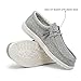 Hey Dude Men's Wally Linen Iron Size 11 | Men’s Shoes | Men’s Lace Up Loafers | Comfortable & Light-Weight