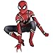 RECONA Spider Hero costume kids 3 to 10 years + Web-shooters glove + Spider Hero mask. Offer pack Spider Hero toy and suit