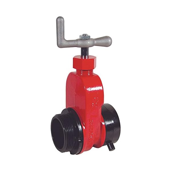 Dixon 21/2" Aluminum Hydrant Gate Valve, FNST x MNST Connection, NonRising Stem Type