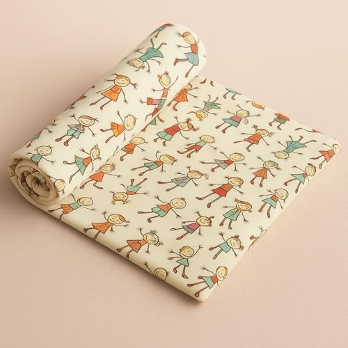 Image of Zikku Printed Dry Sheets for Baby Medium Size Soft |Comfortable |Extra Absorbency|Fast Dry (100x70 cm, White, Kids Print)