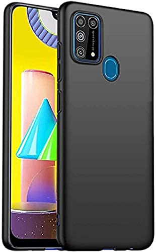 Image of Mobile Back Cover Case for Samsung Galaxy M31 / Samsung Galaxy M31 Prime (Silicone Case|CameraProtection|Black SC1510)