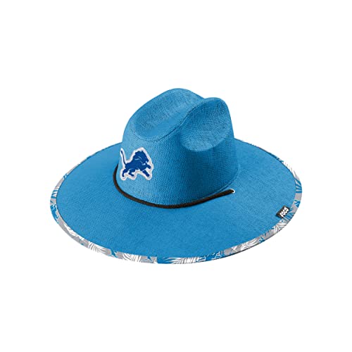 Image of FOCO Detroit Lions NFL Team Color Straw Hat