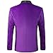 MAGE MALE Men's Velvet Slim Fit Suit Blazer Jacket Shawl Lapel One Button Dinner Prom Wedding Tuxedo Purple