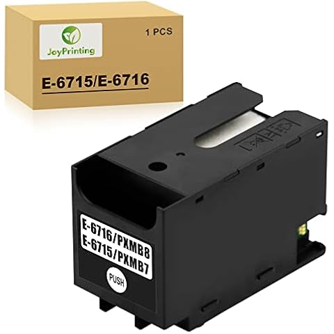 JoyPrinting T6715 6716 Ink Maintenance Box Replace T6715 T6716 C13T671600 C13T671500 for WF-4720DWF WF-4725DWF WF-4730DTWF WF-4740DTWF WF-C529R WF-C529RDTW WF-C579RDTWF WF-C579RD2TWF Cover