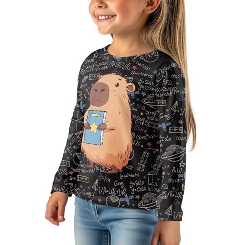 Image of Kids Long Sleeve Shirts for Girls 3-16 Year Old Cute Clothes for Teen Girls Casual Workout Tops